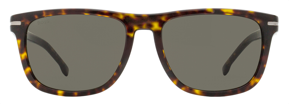 Boss Classic Rectangular Sunglasses B1626/S 086IR Havana 55mm - Picture 2 of 2